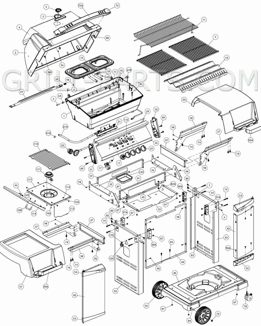 Broil king 2025 crown parts