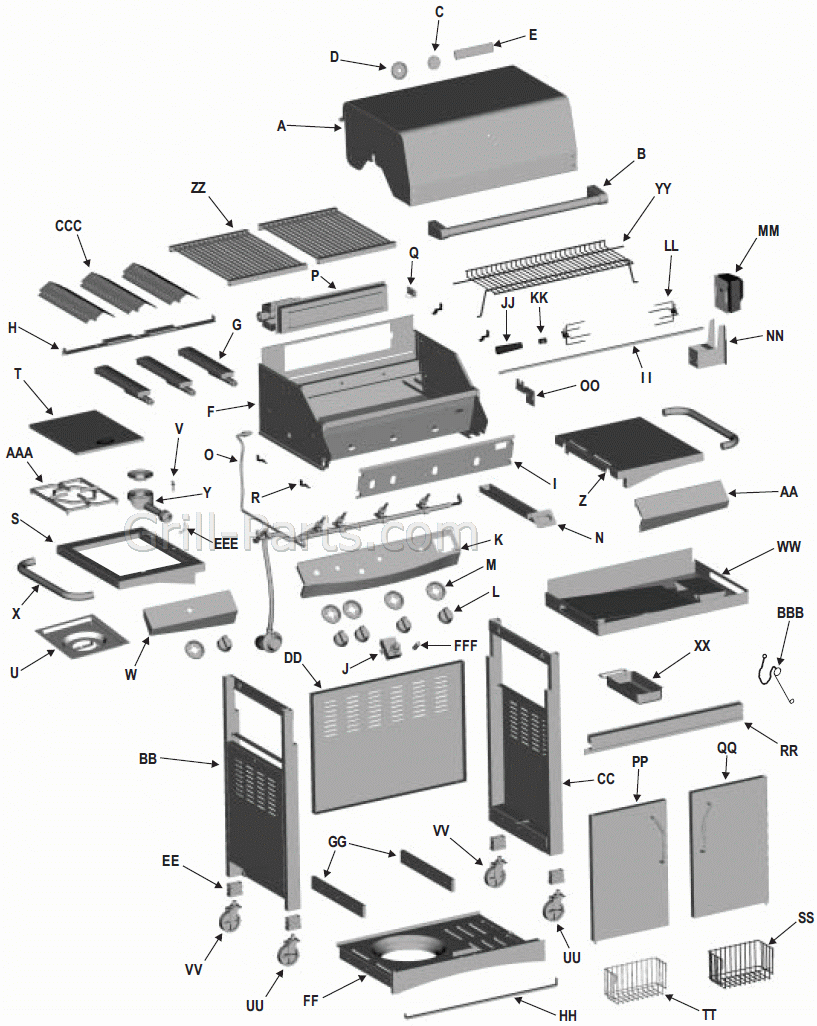 Charbroil 463242304 replacement grill parts FREE ship