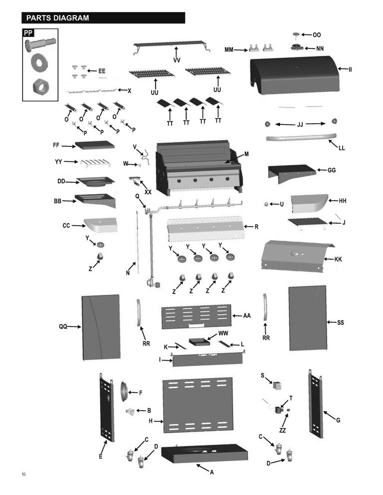 Charbroil Commercial 463247009 parts FREE Shipping