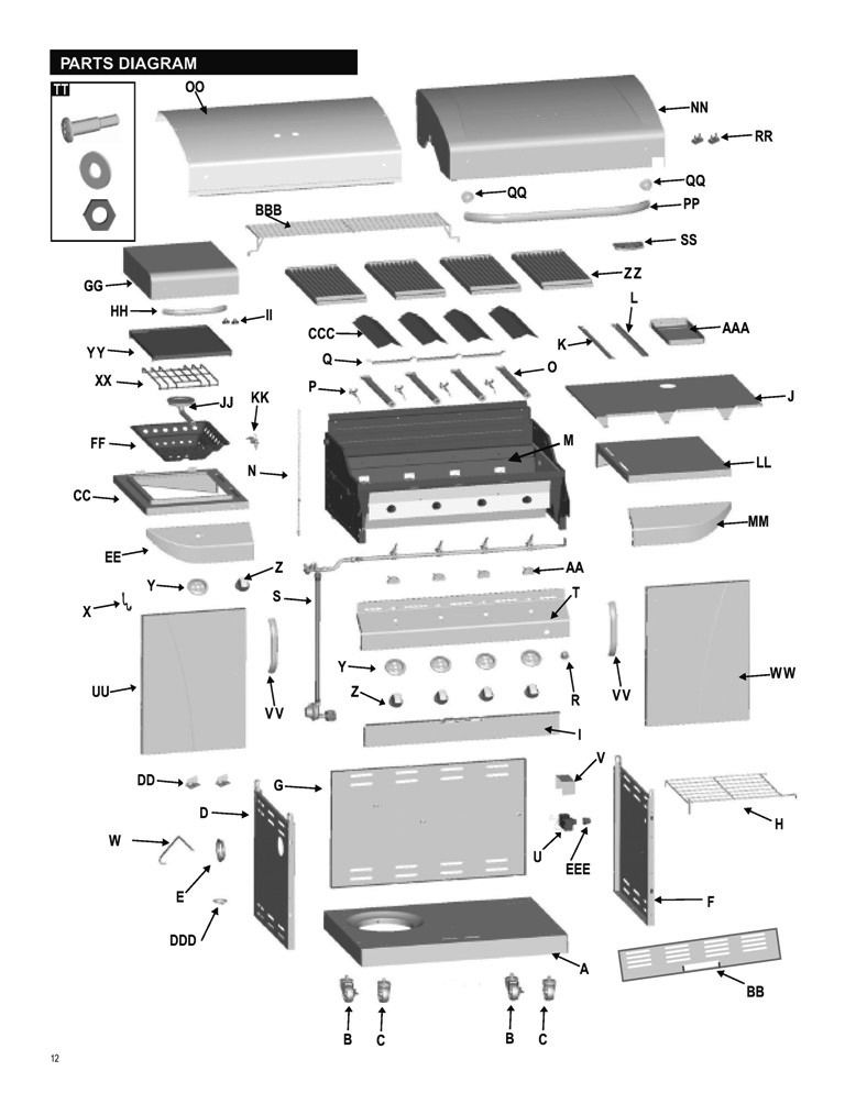 Charbroil Commercial Infrared 463247209 parts FREE Shipping