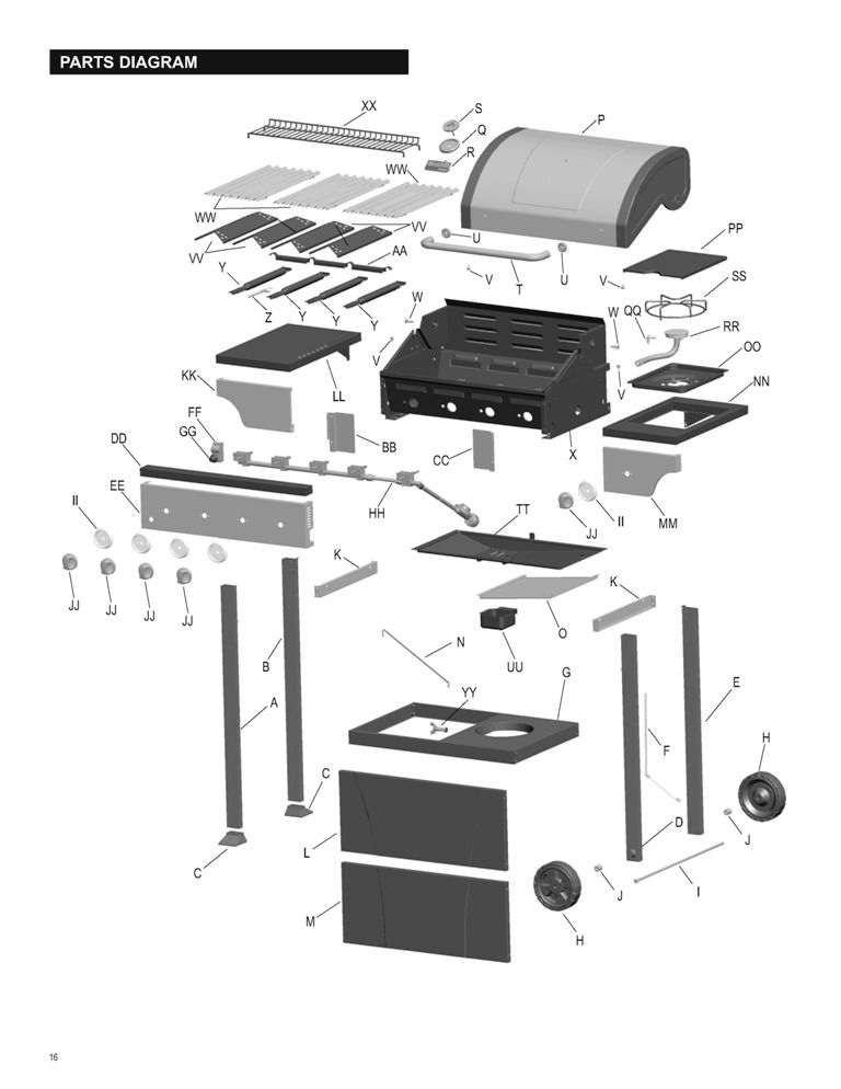 Charbroil Classic 463411512 parts FREE Shipping