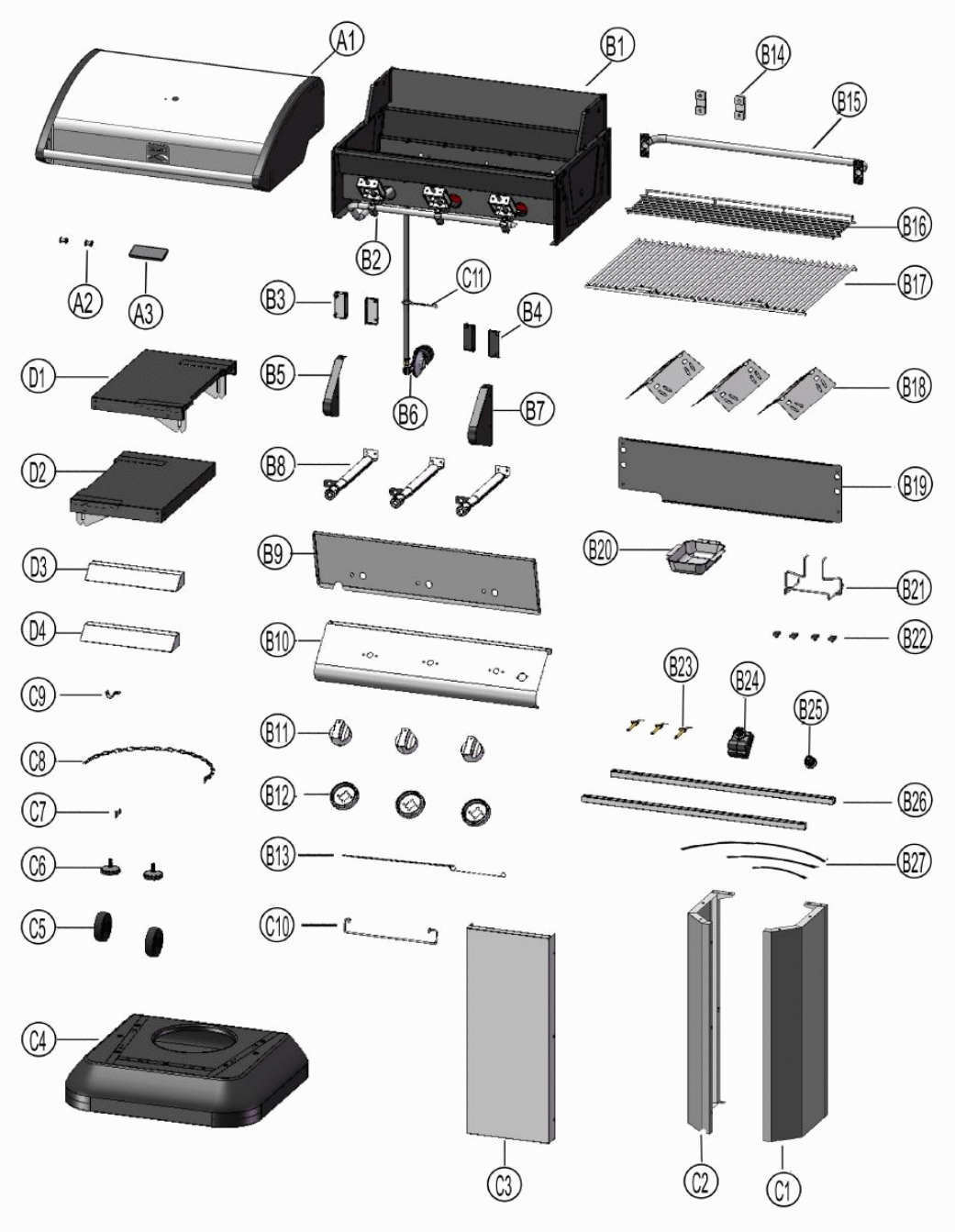 Kenmore 119.16145210 replacement grill parts FREE ship