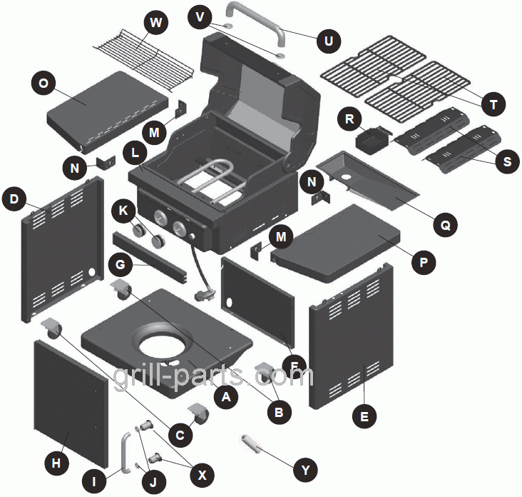 Master forge grills outlet parts