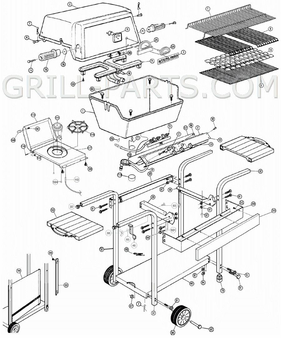 Sterling 2025 bbq parts